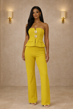 The Monaco Peplum Set