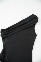 The Noir Off-Shoulder Bodysuit