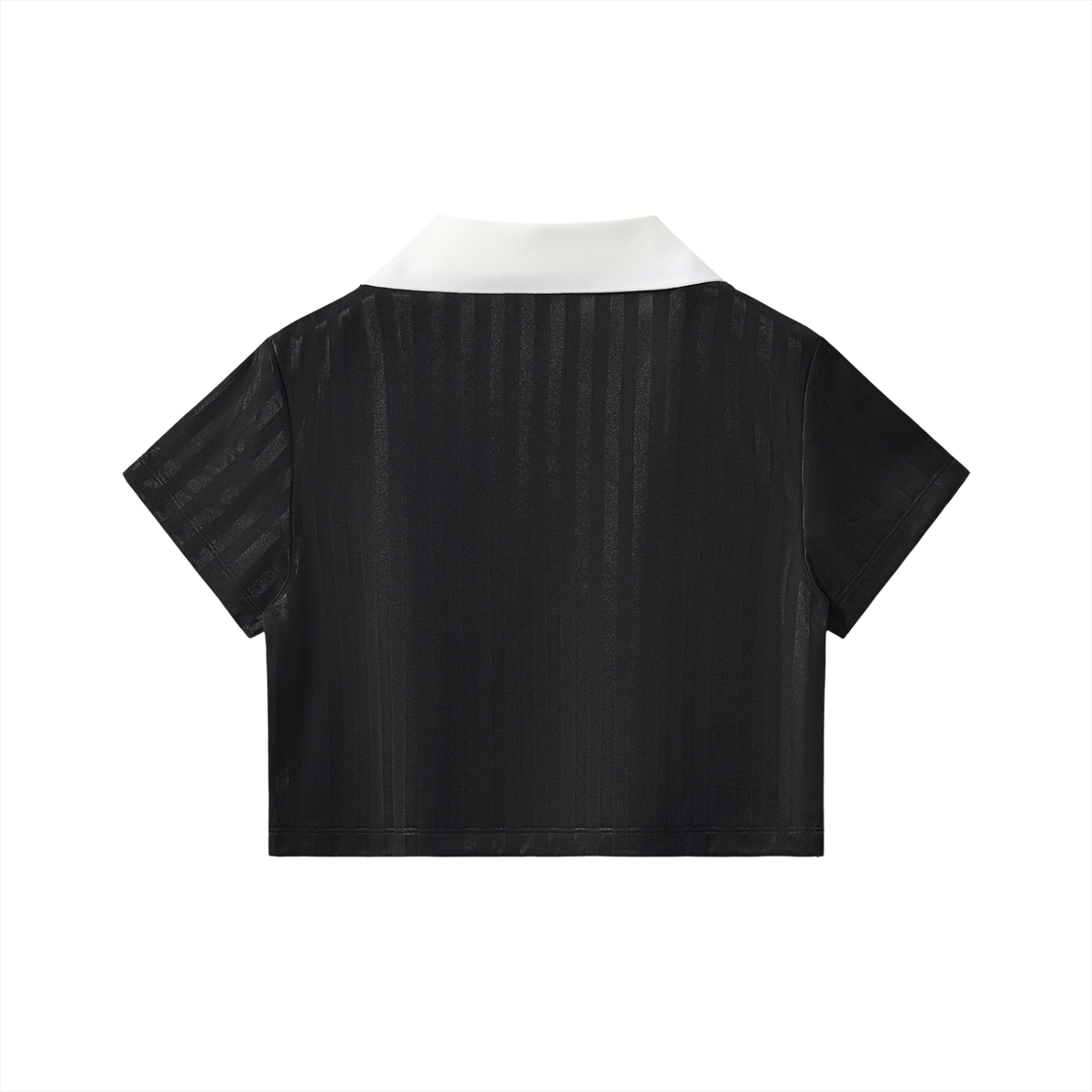 The Striped Cropped Jersey Top