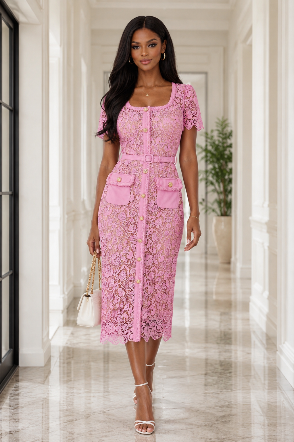 The Amélie Lace Midi