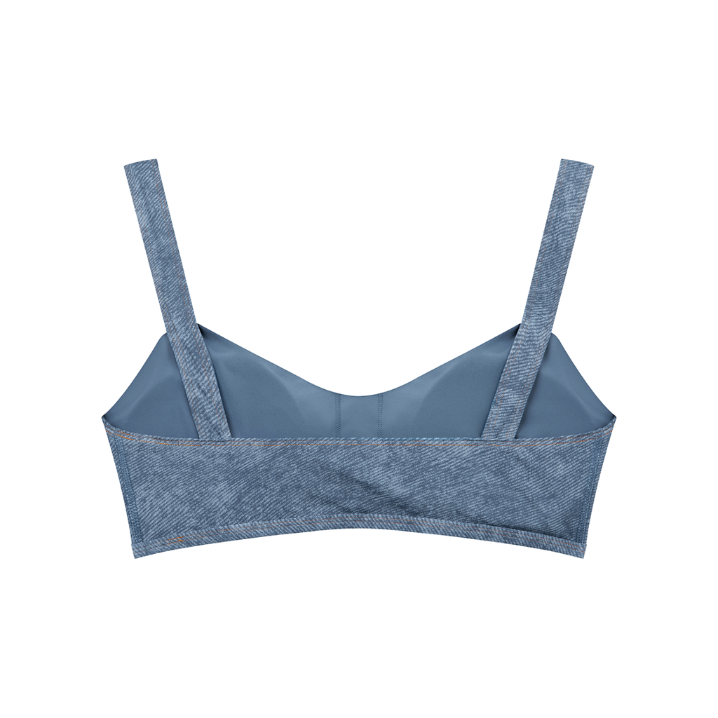 The  NOVÈA Faux Denim Bralette