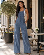 The Capri Denim Jumpsuit