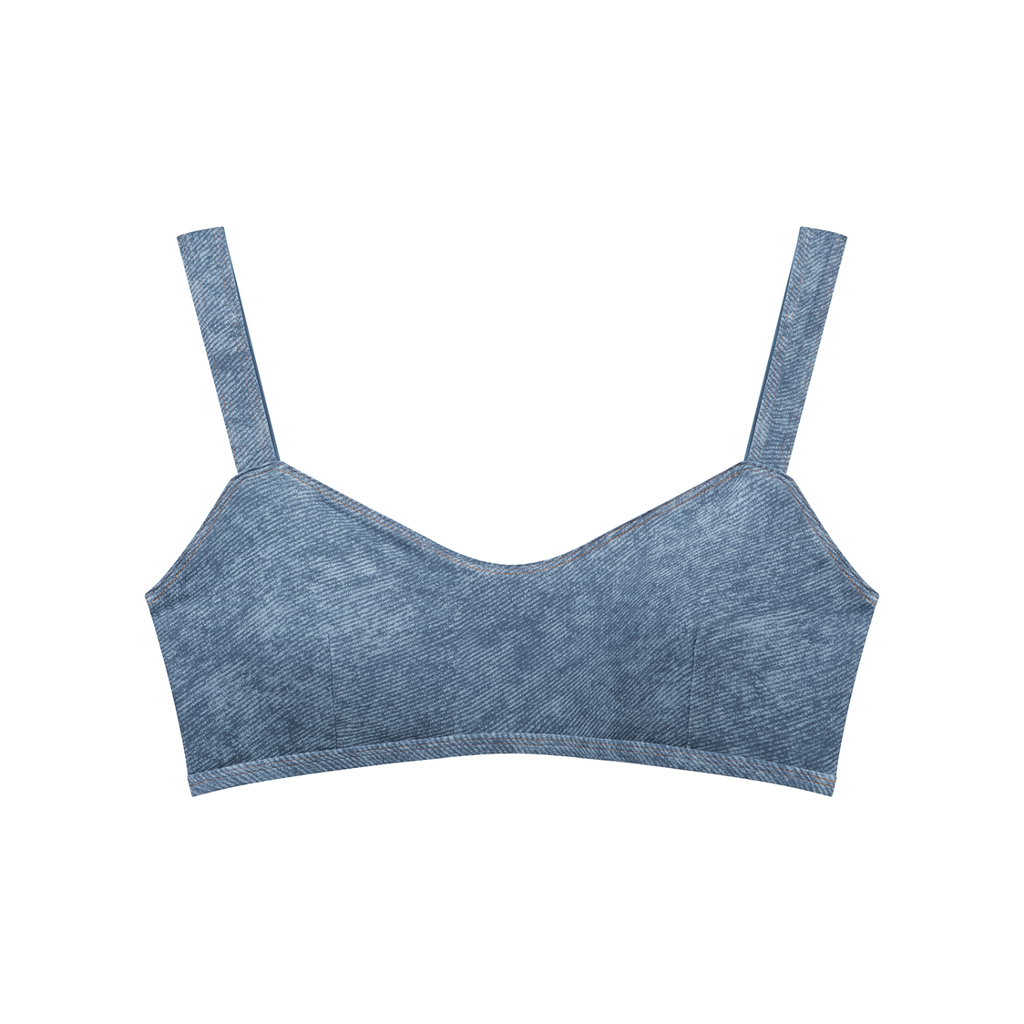 The  NOVÈA Faux Denim Bralette