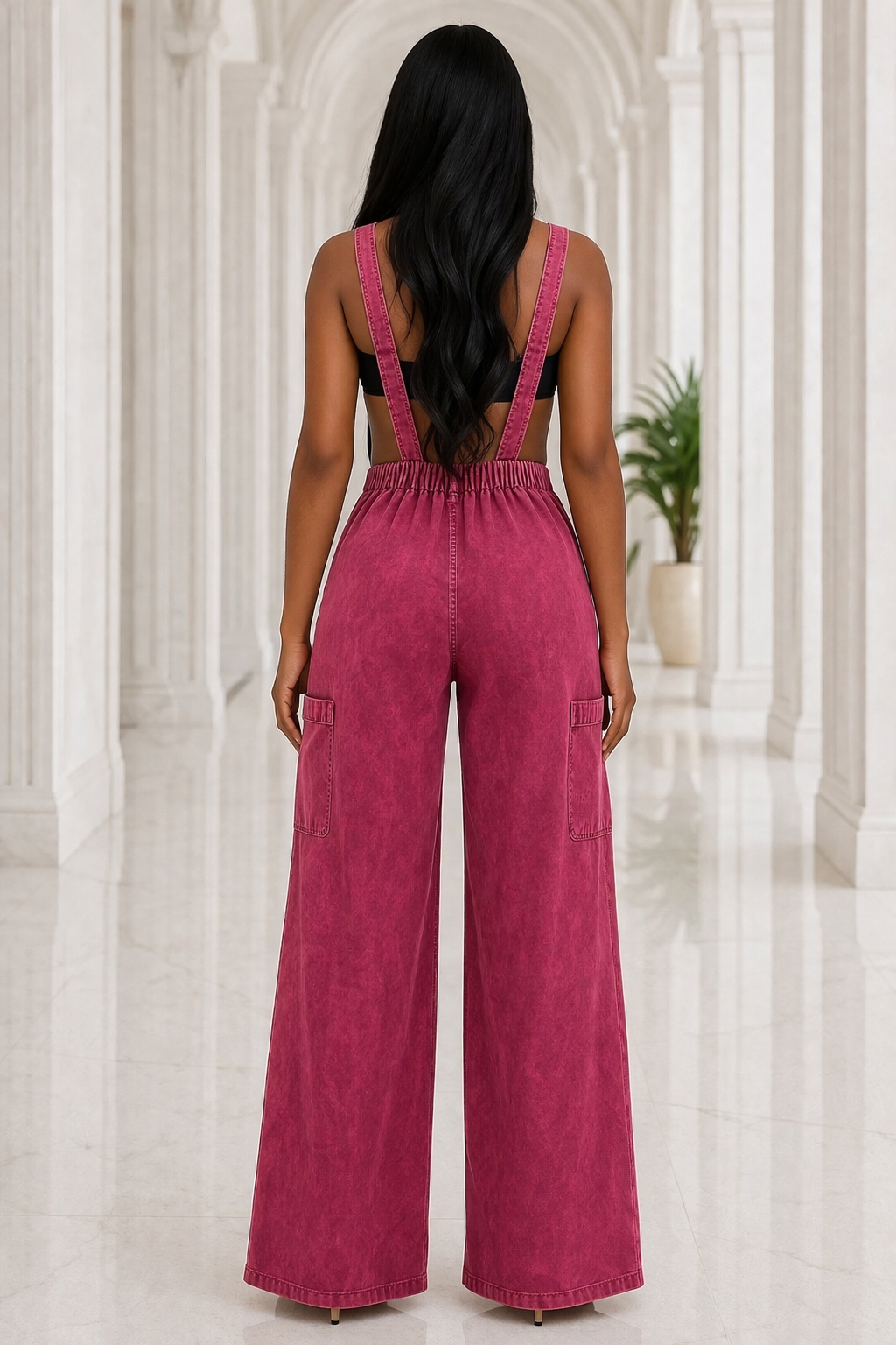 The Capri Denim Jumpsuit