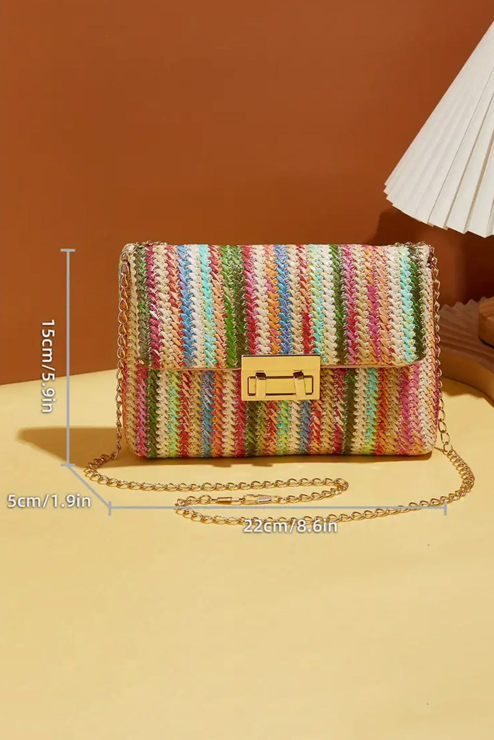 Verona Woven Chain Bag