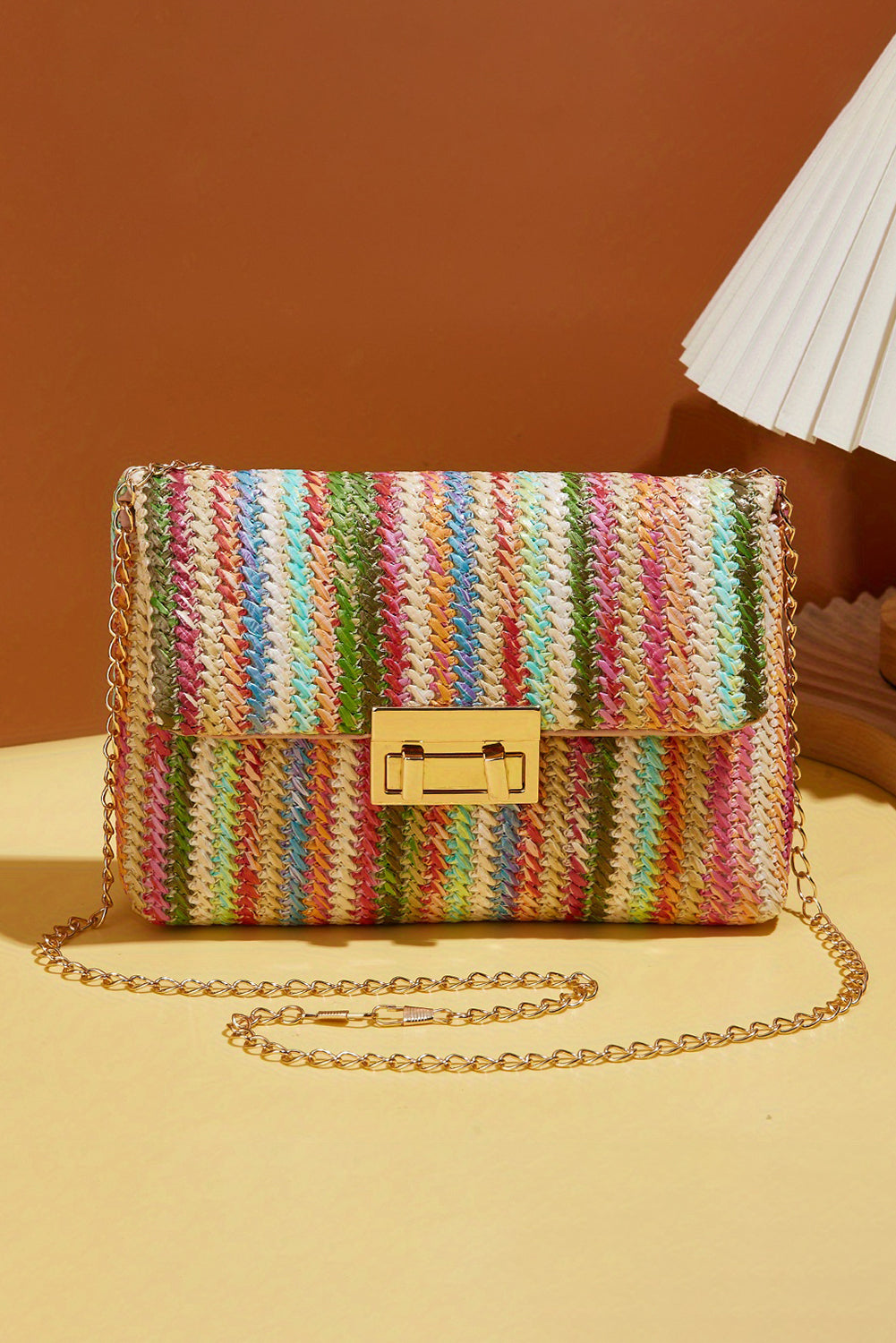 Verona Woven Chain Bag