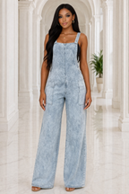 The Capri Denim Jumpsuit