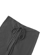 The Essential Drawstring Maxi Skirt