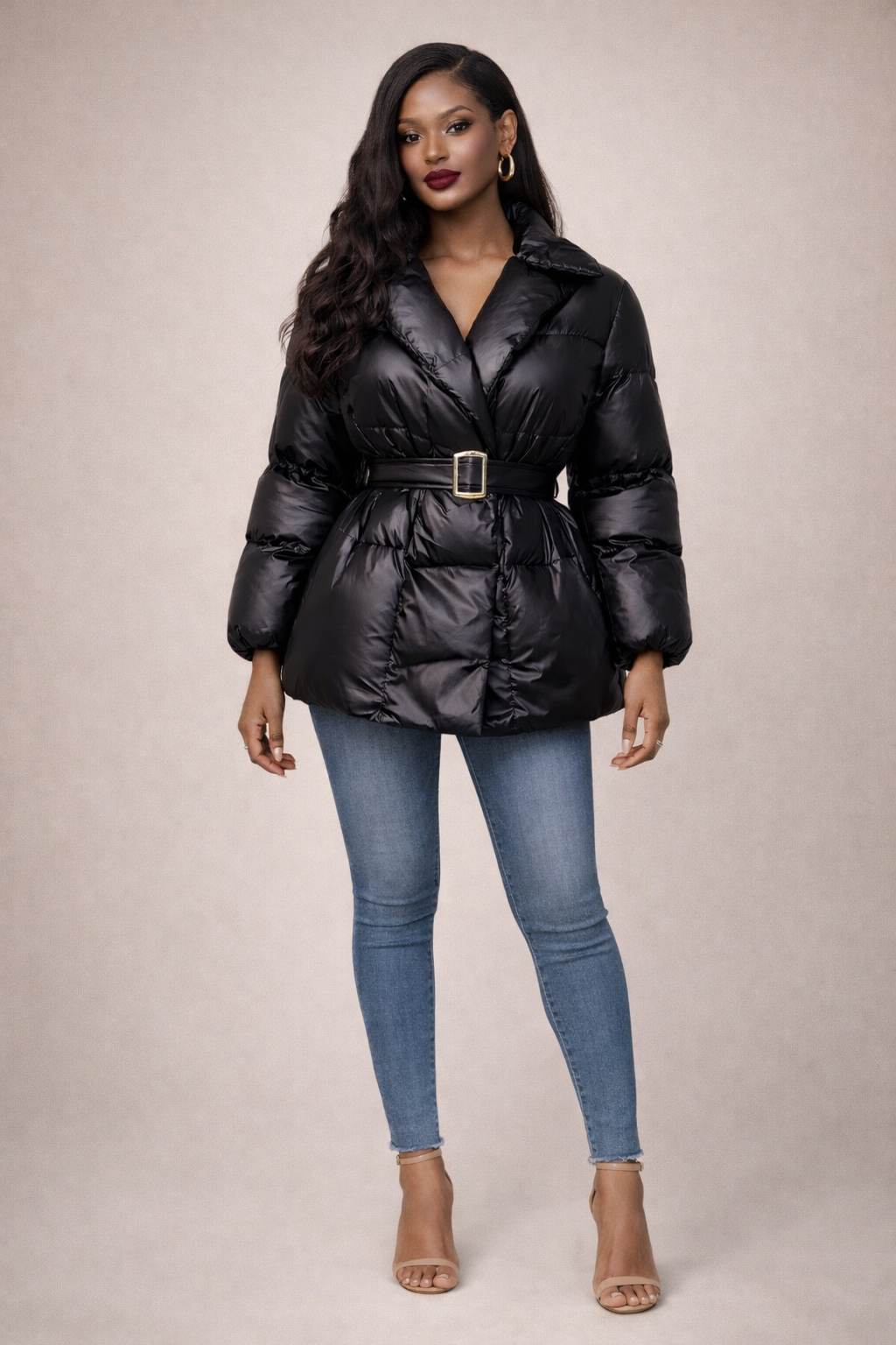 The Noir Cinch Puffer