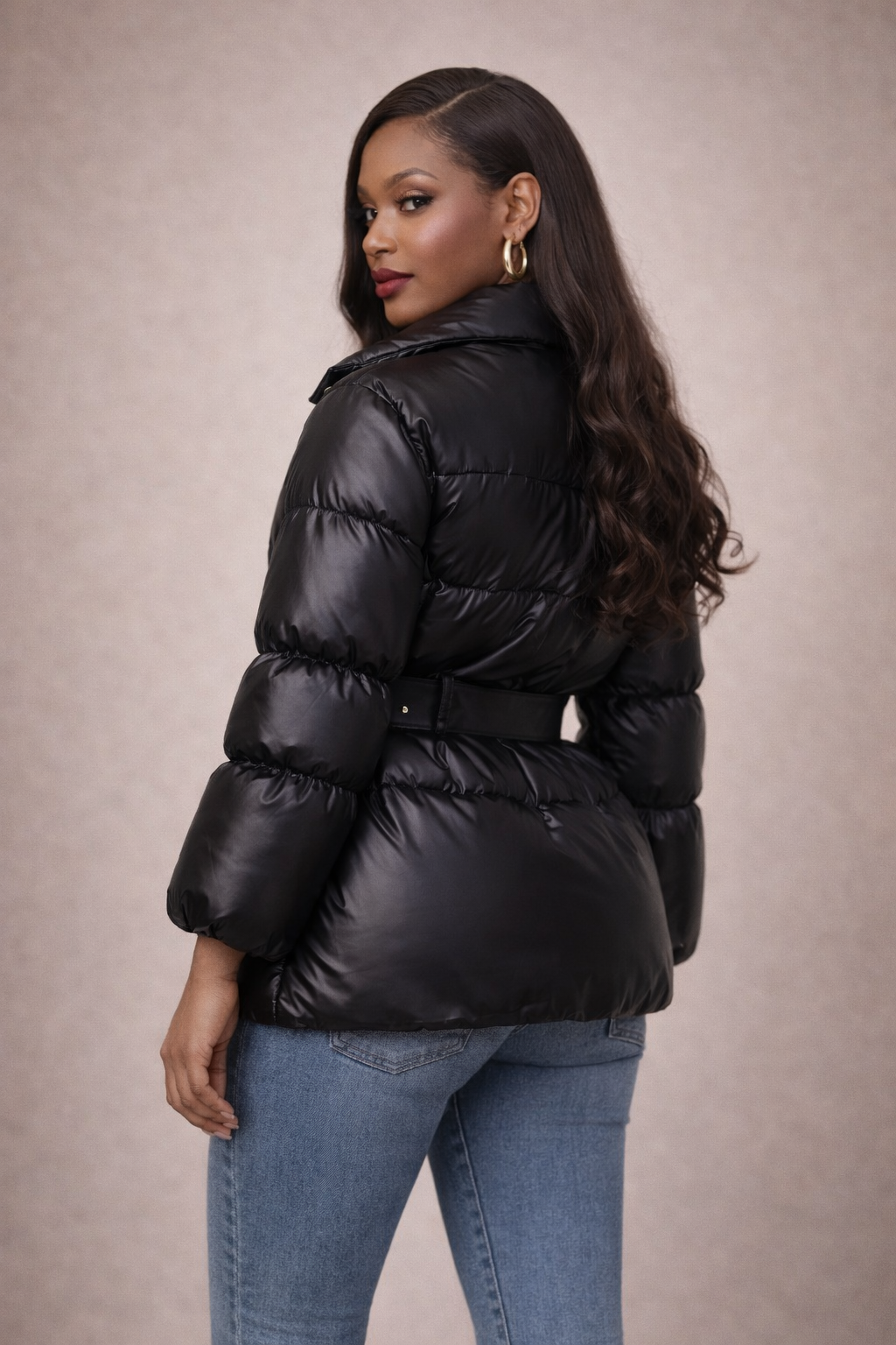 The Noir Cinch Puffer
