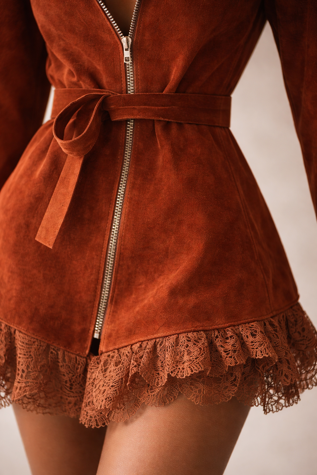 The Sienna Lace Zip Dress
