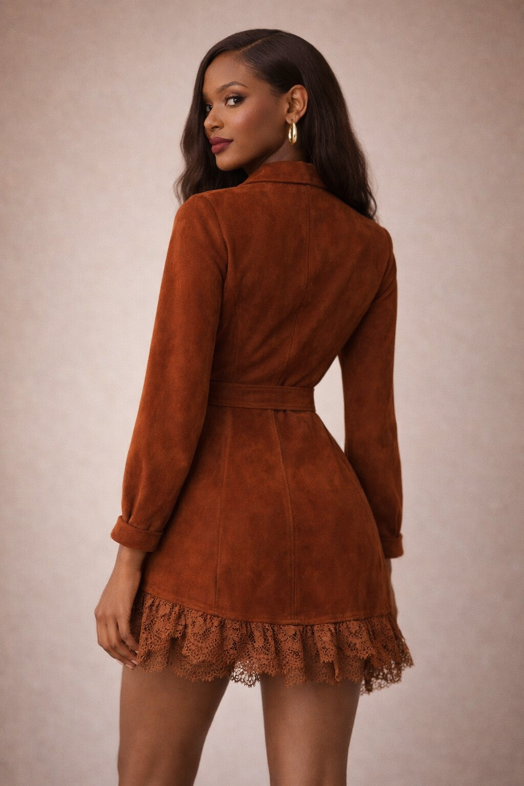 The Sienna Lace Zip Dress