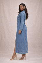 The Longline Denim Statement Jacket