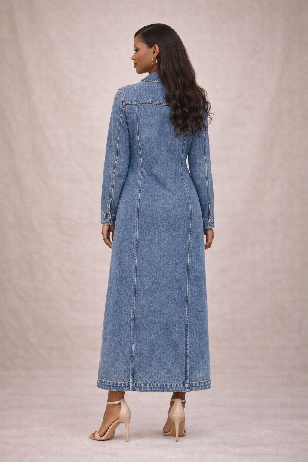 The Longline Denim Statement Jacket