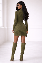 Sierra Fringe Suede Dress