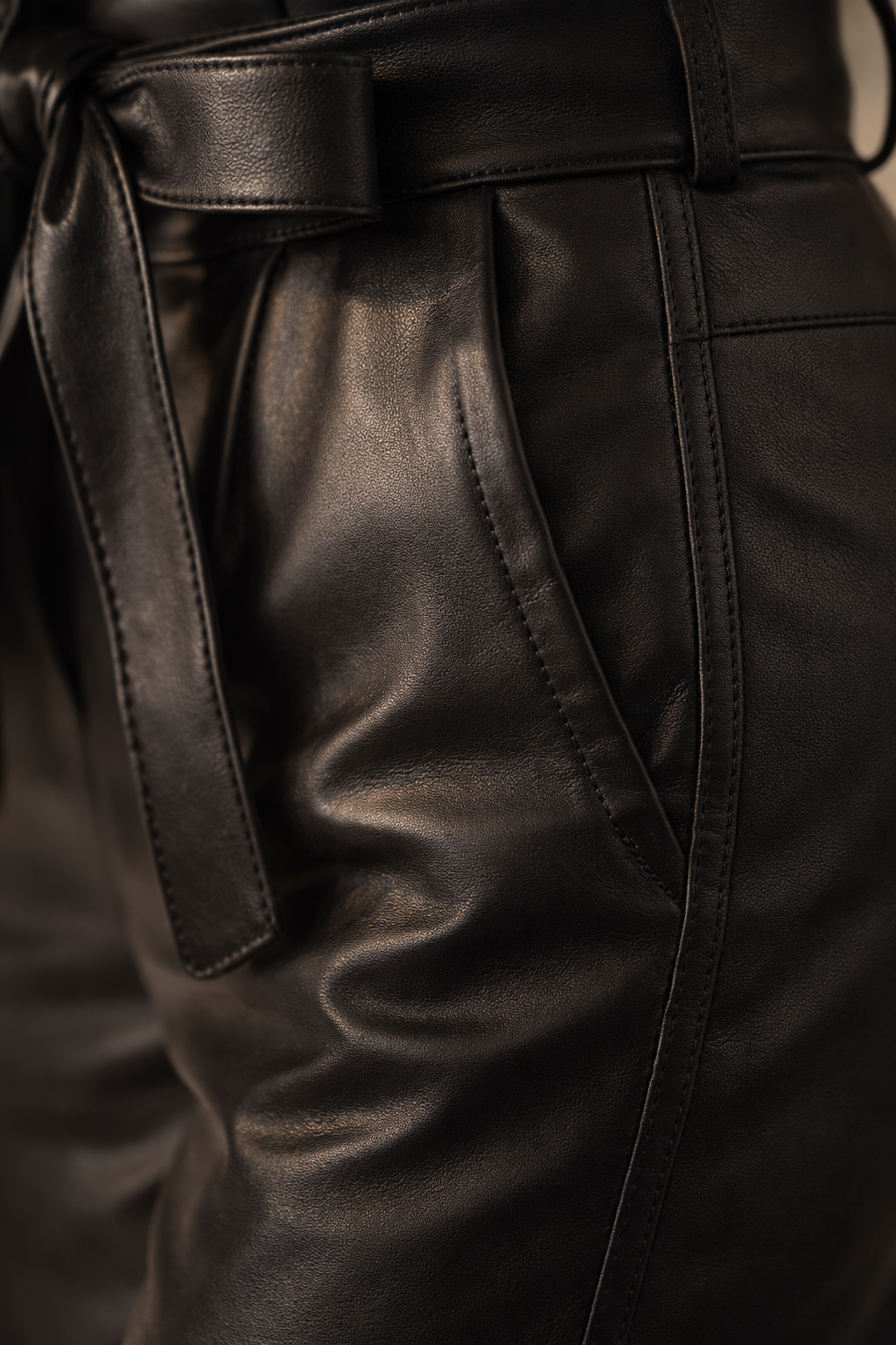 The Elevated Leather Pant