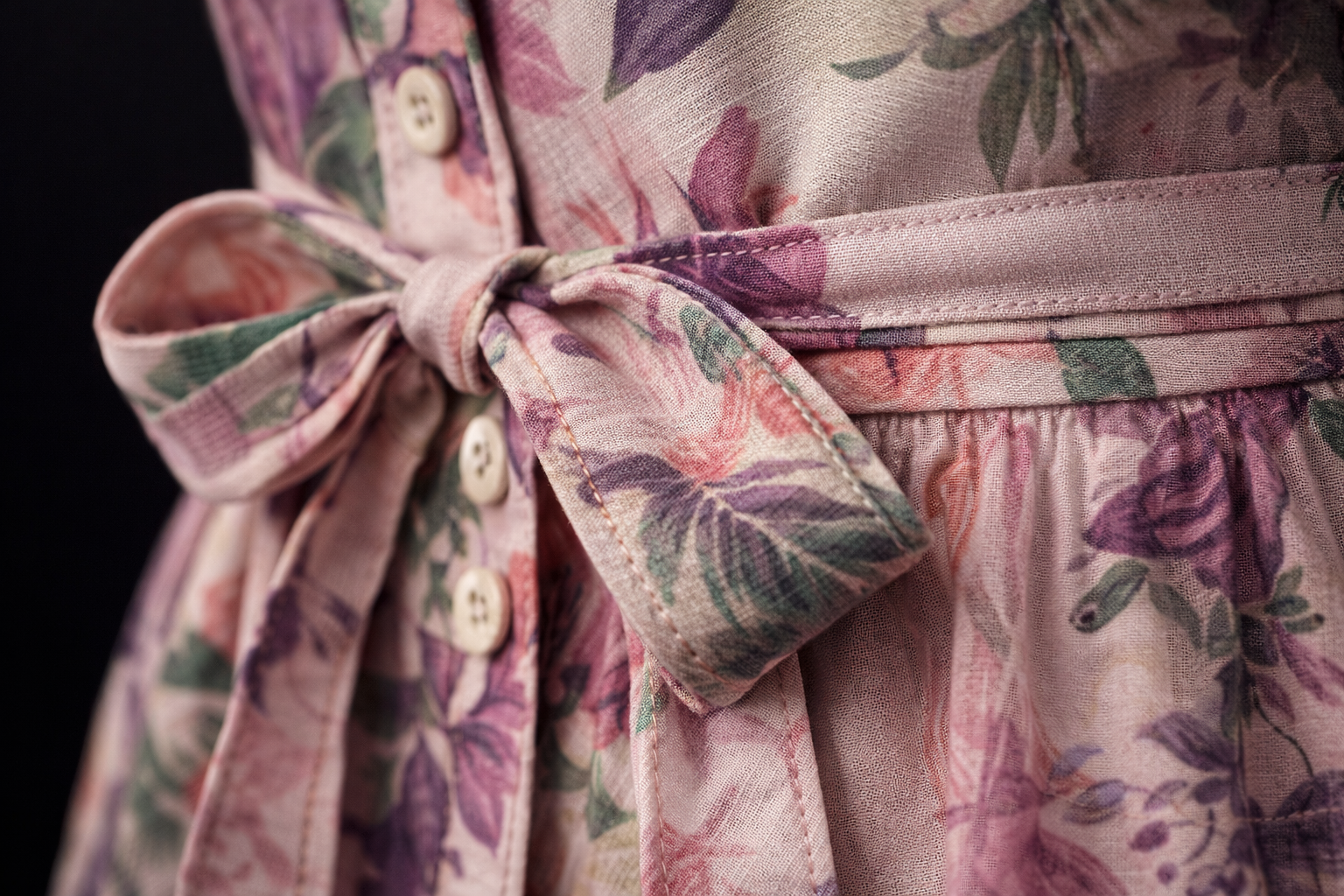 Liora Tie-Waist Mini Dress