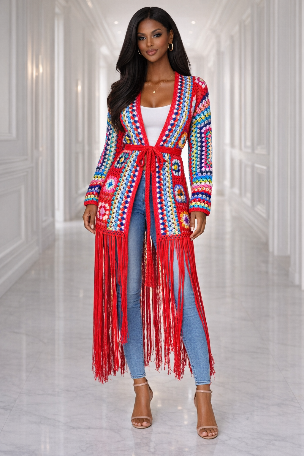 The Arte Fringe Cardigan