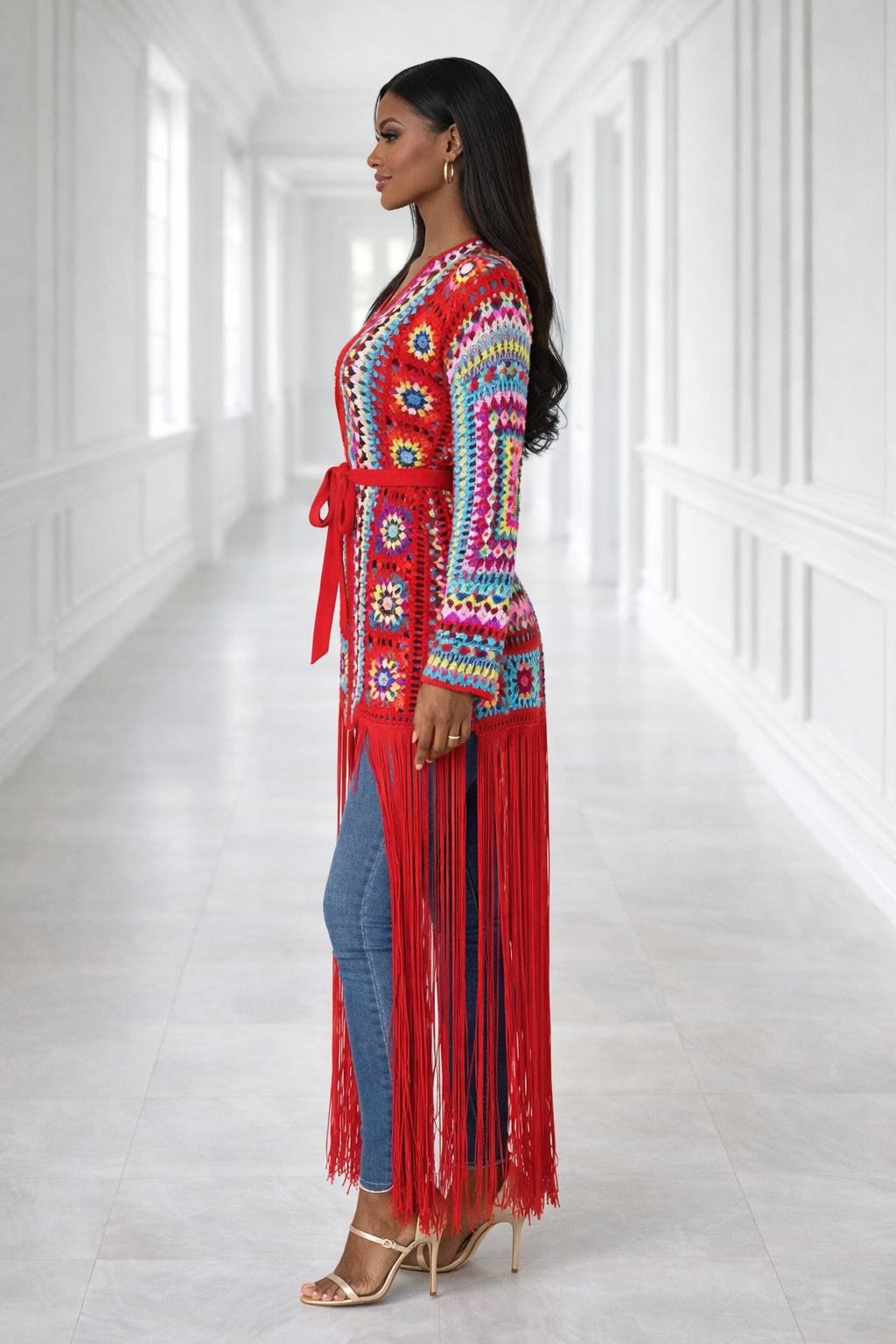 The Arte Fringe Cardigan