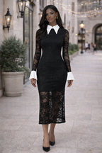 The Poise Lace Midi