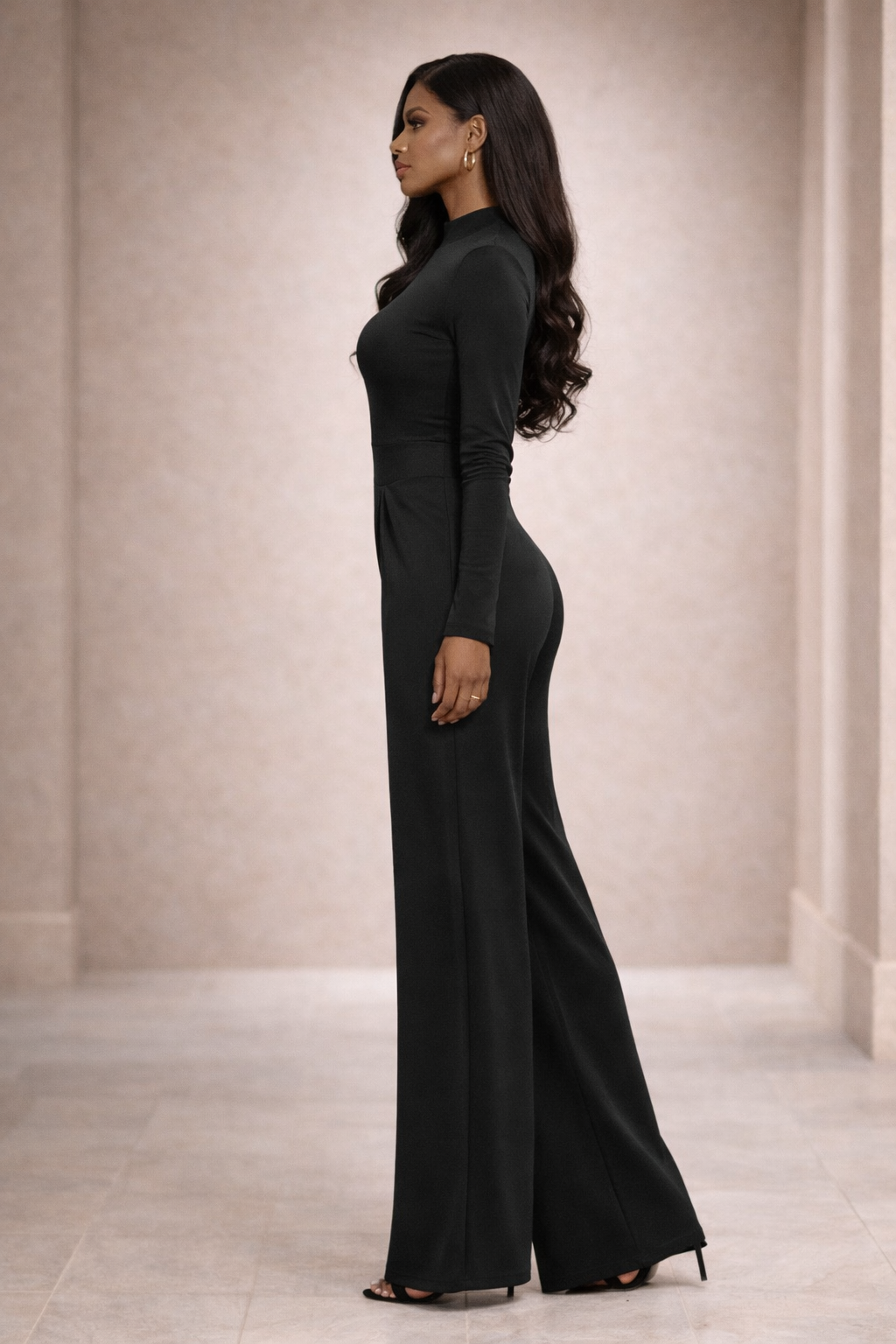 Structured Form Jumpsuit - Green