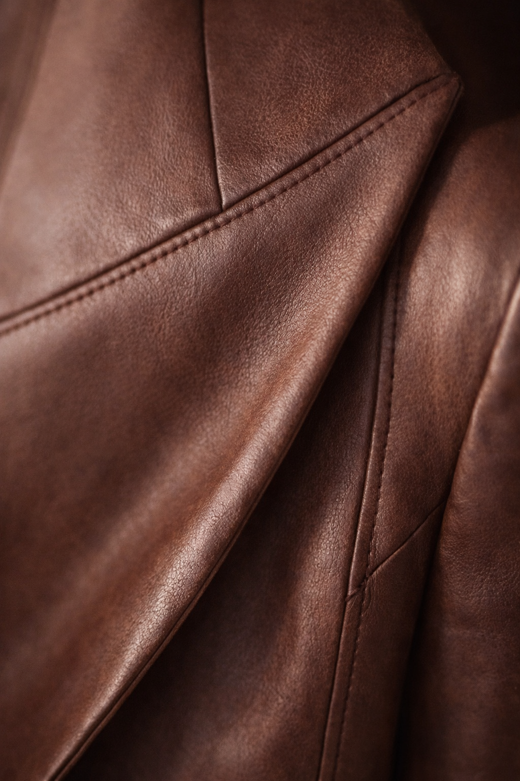The Leather Lapel Blazer