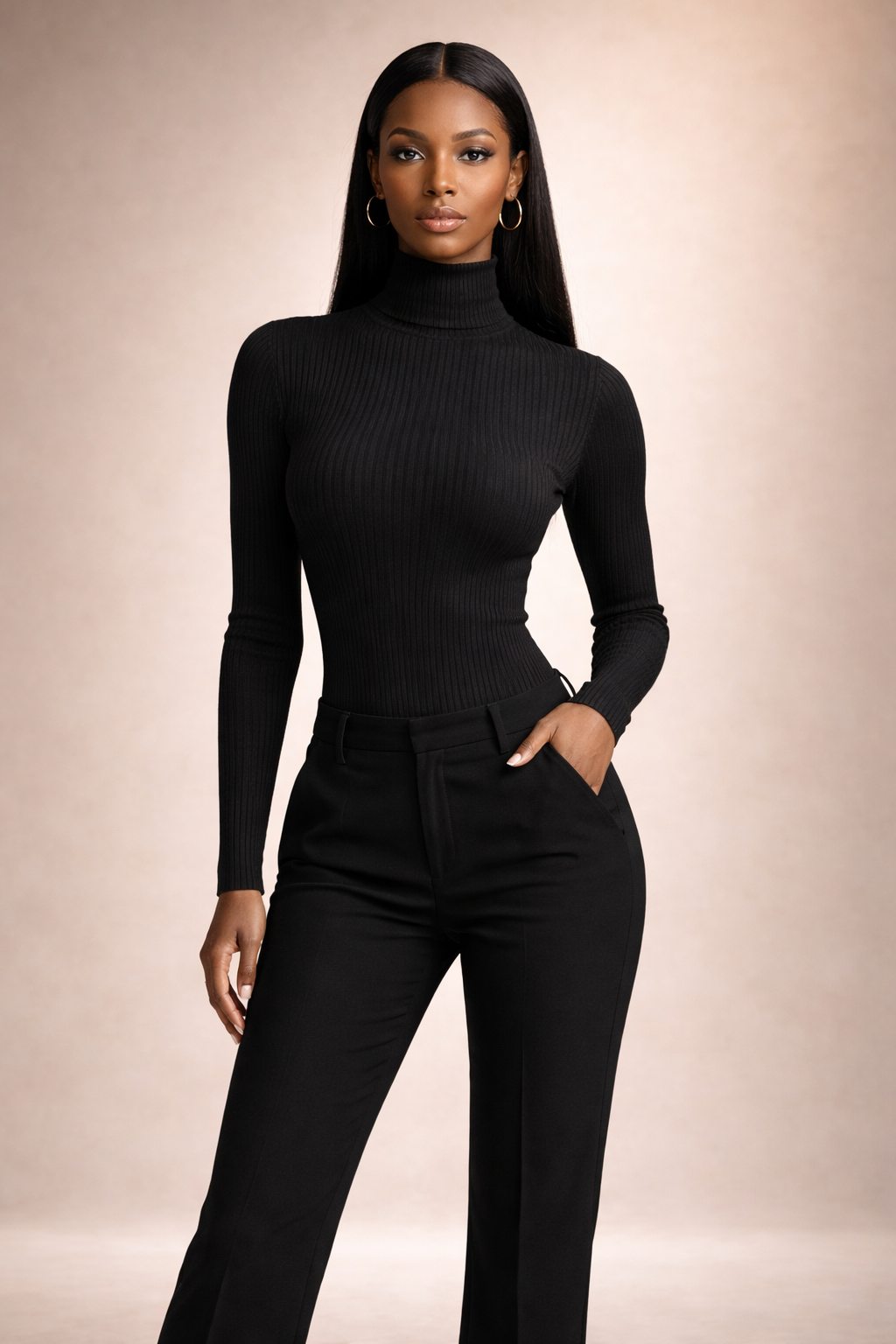 The Noir Turtleneck