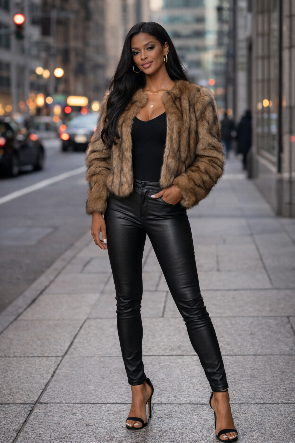 The Tatum Faux Fur Jacket