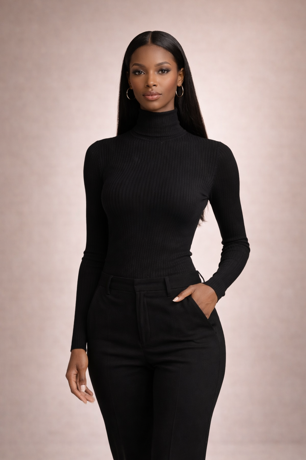 The Noir Turtleneck