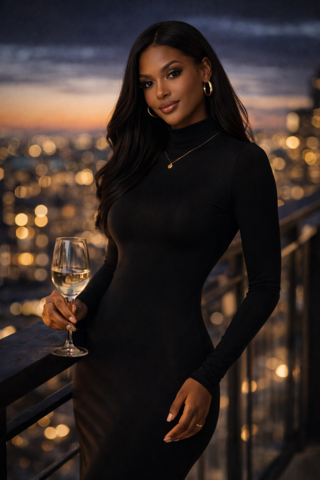 Midnight Luxe Bodycon Dress