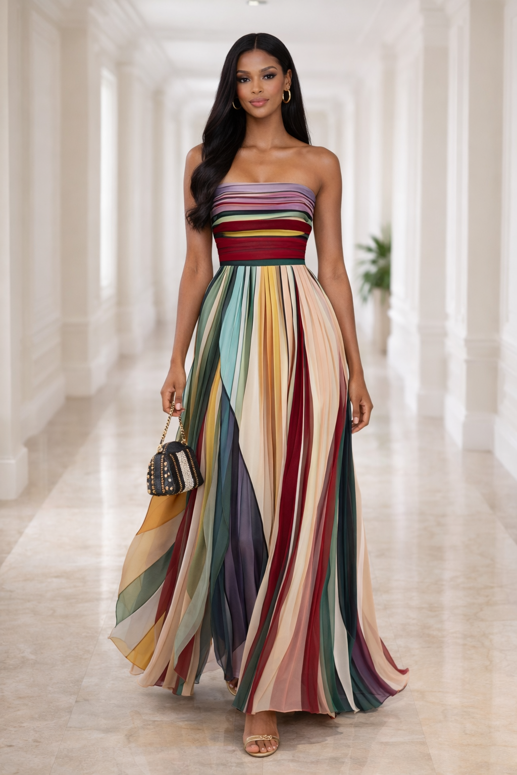 The Valora Pleated Dress