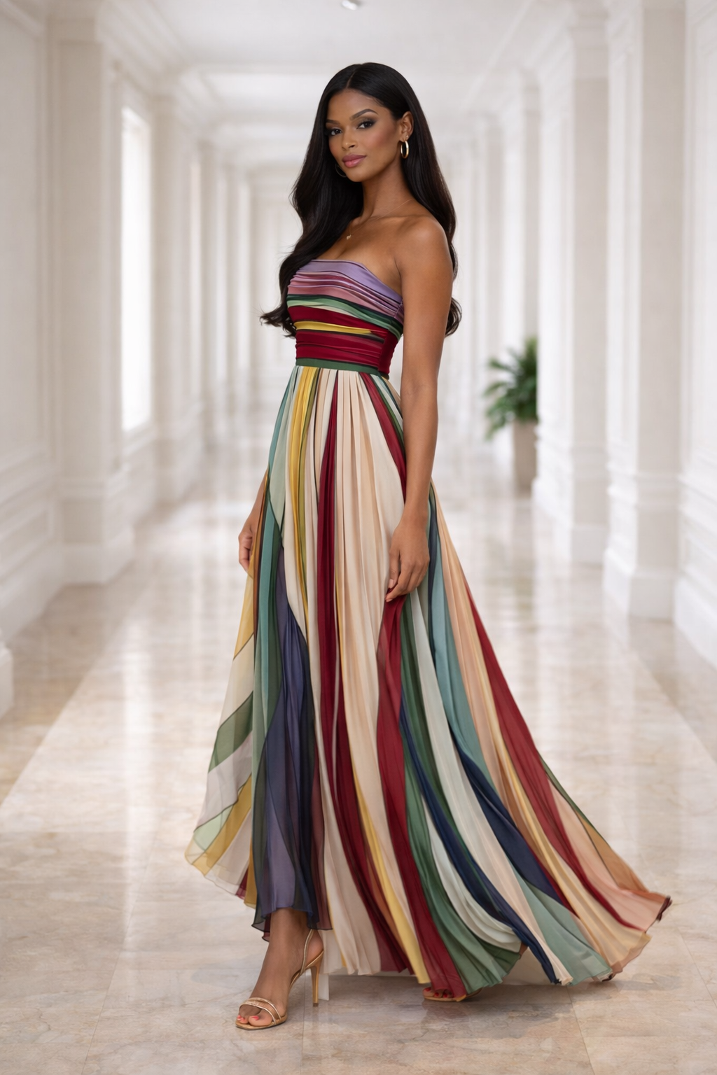 The Valora Pleated Dress
