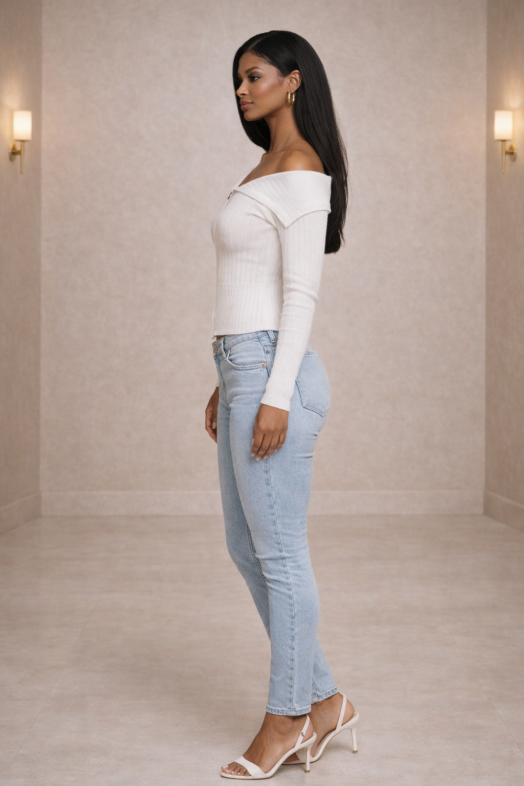 The Aurelle Zip Top