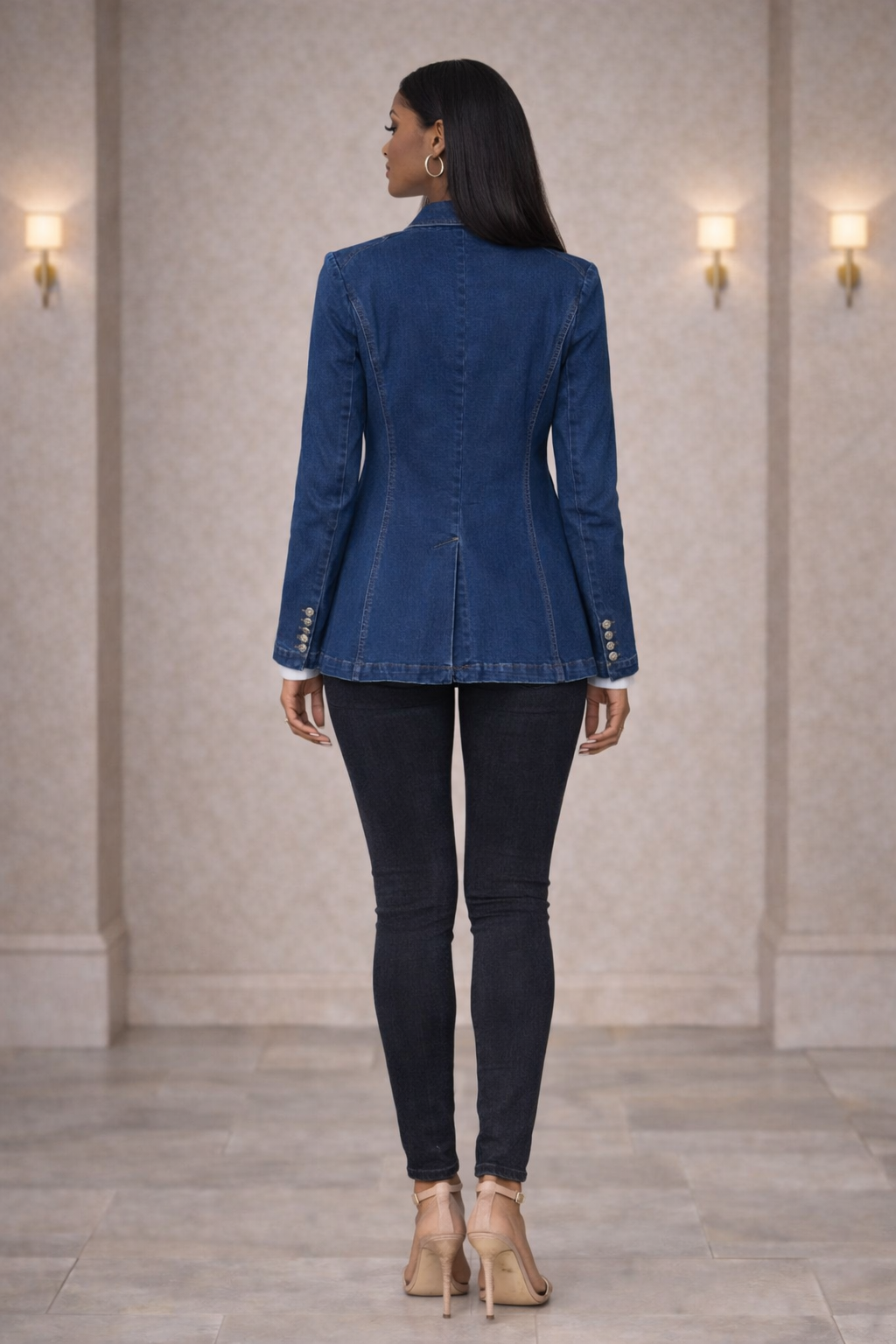 The Monaco Denim Blazer