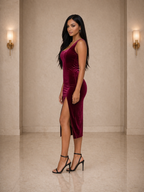 The Madison Velvet Midi