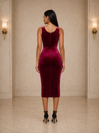 The Madison Velvet Midi