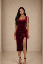 The Madison Velvet Midi