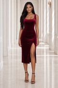 The Madison Velvet Midi