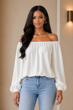The Ivory Muse Blouse