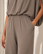 The Riviera Drape Jumpsuit