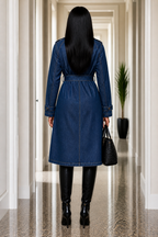 The Riviera Denim Trench Coat