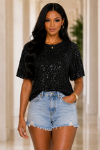 The Sienna Sequin Top