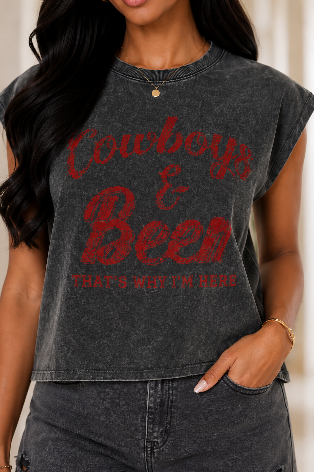 The Cowboys & Beer Tee
