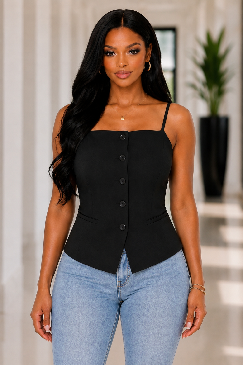 Ivory Chic Corset Top