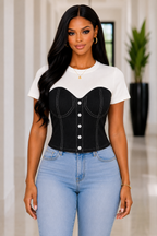 The Camden Knit Corset Top