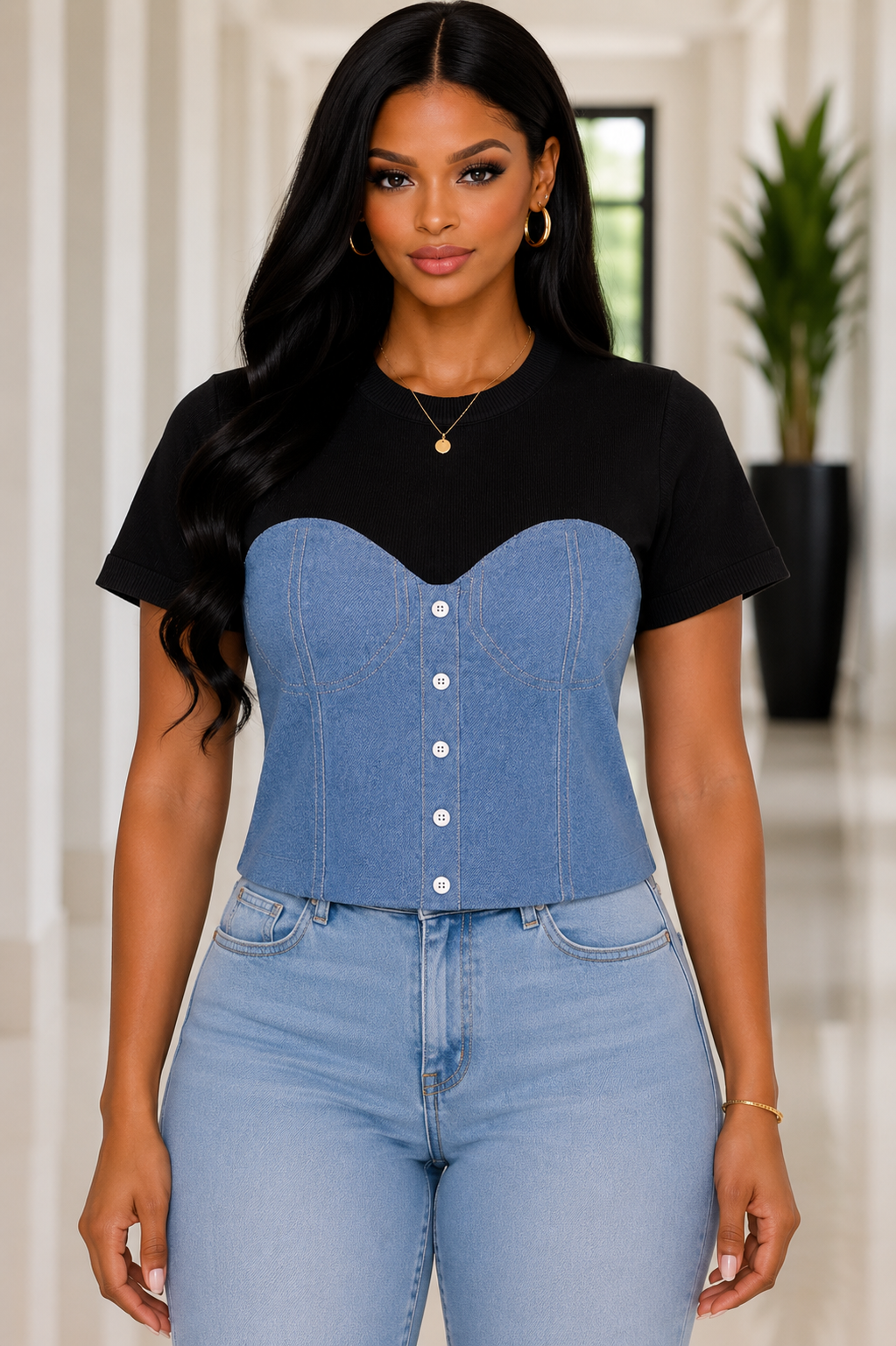 The Camden Knit Corset Top