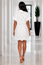 The Capri Eyelet Dress
