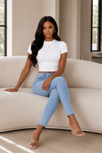 Essential Slim Fit Mock Neck T-Shirt