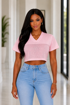 The Cropped Jersey Top