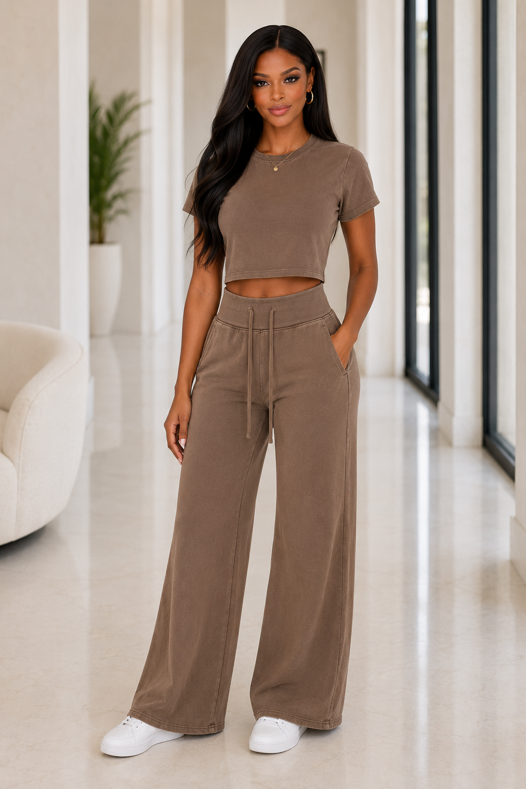 The Vintage Washed Fleece Pants